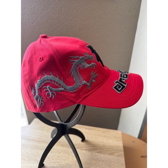 Red Dragon Embroidered Ballcap - Picture 4 of 7